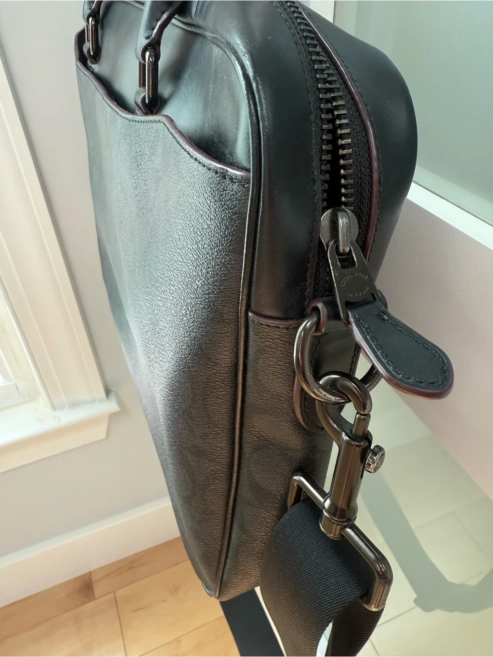 Coach sleek briefcase